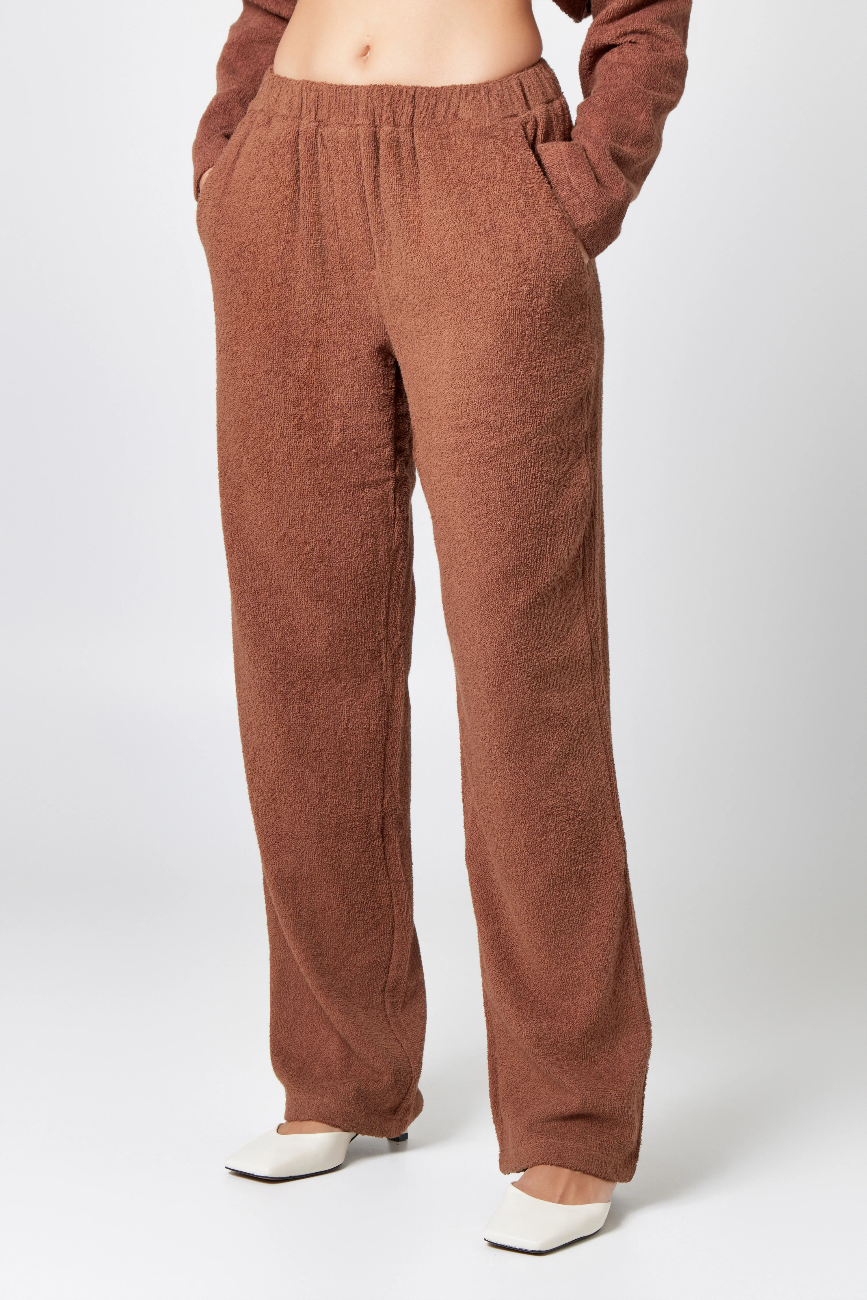 Brown Towelling Co-Ord - Image 5