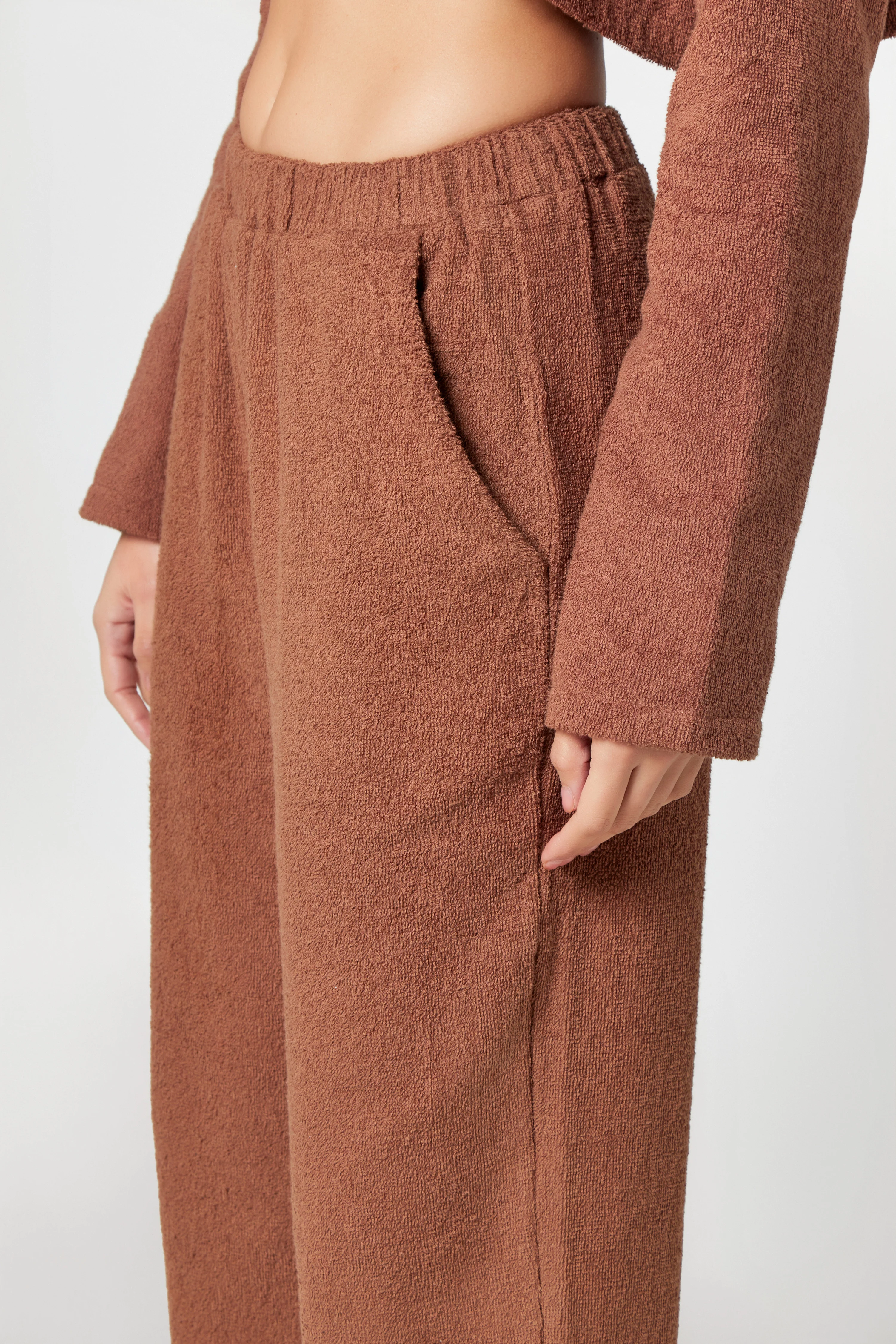 Brown Towelling Co-Ord - Image 6