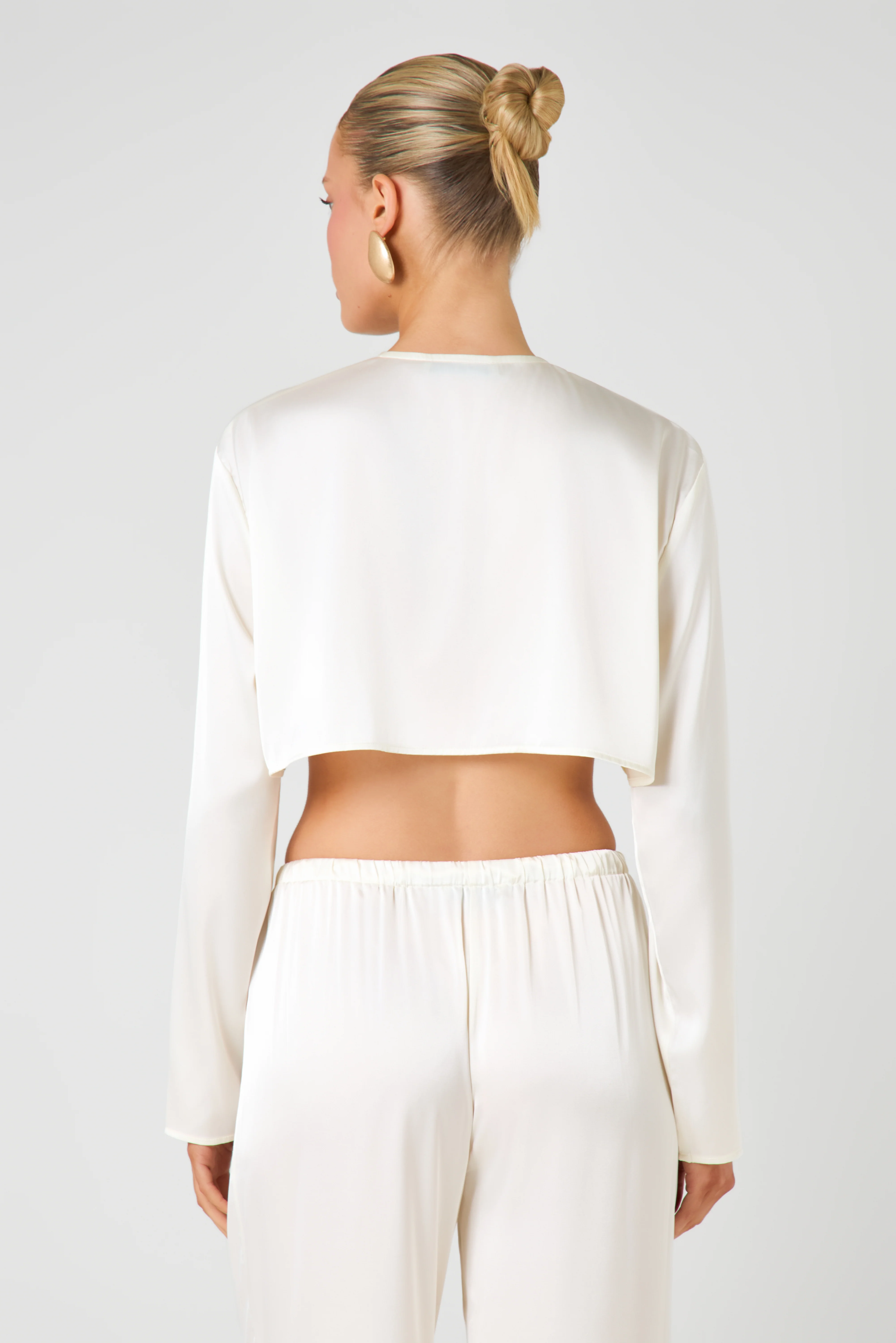 Oyster Satin Co-Ord - Image 5