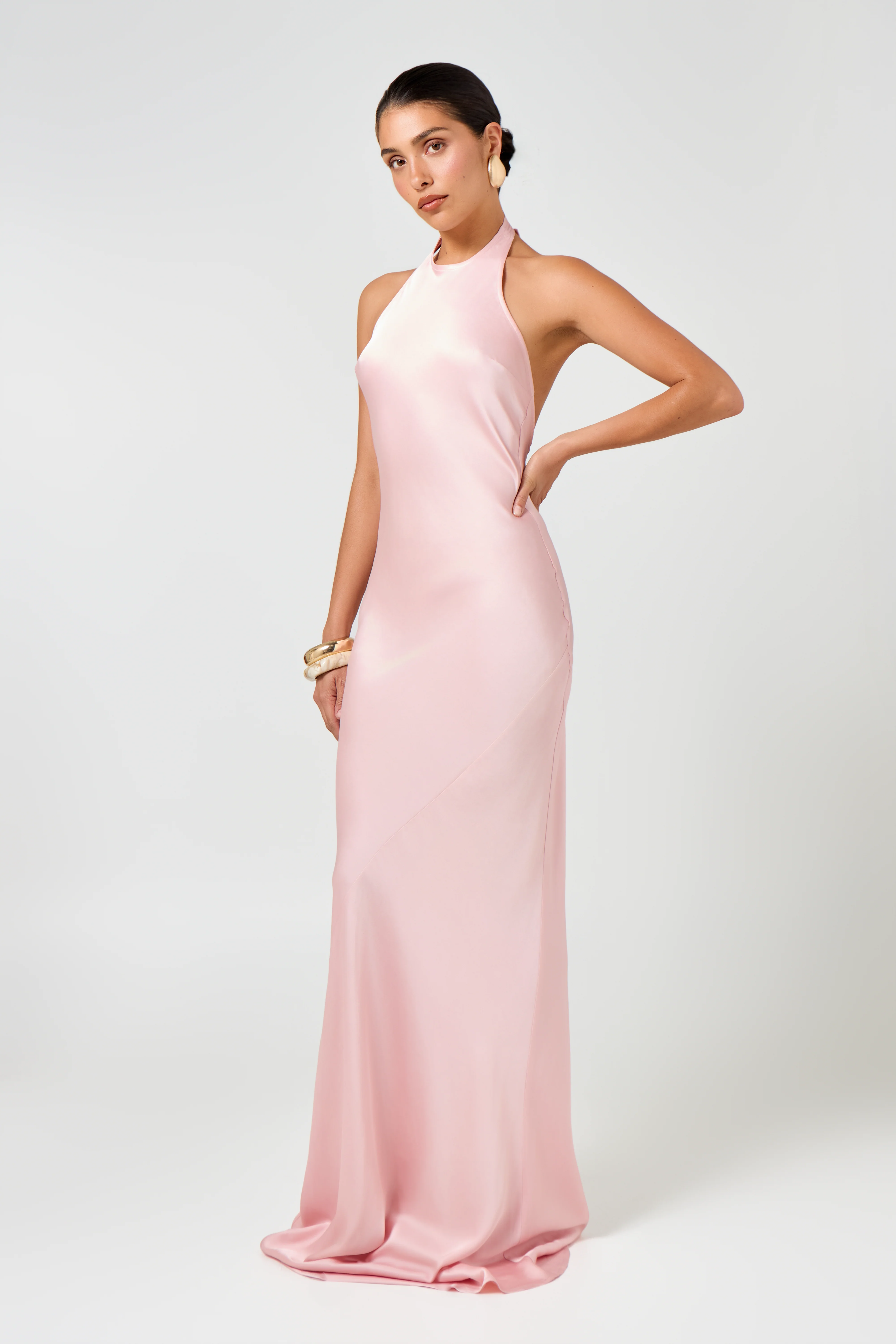 Infinity Maxi Dress - Baby Pink - Image 3