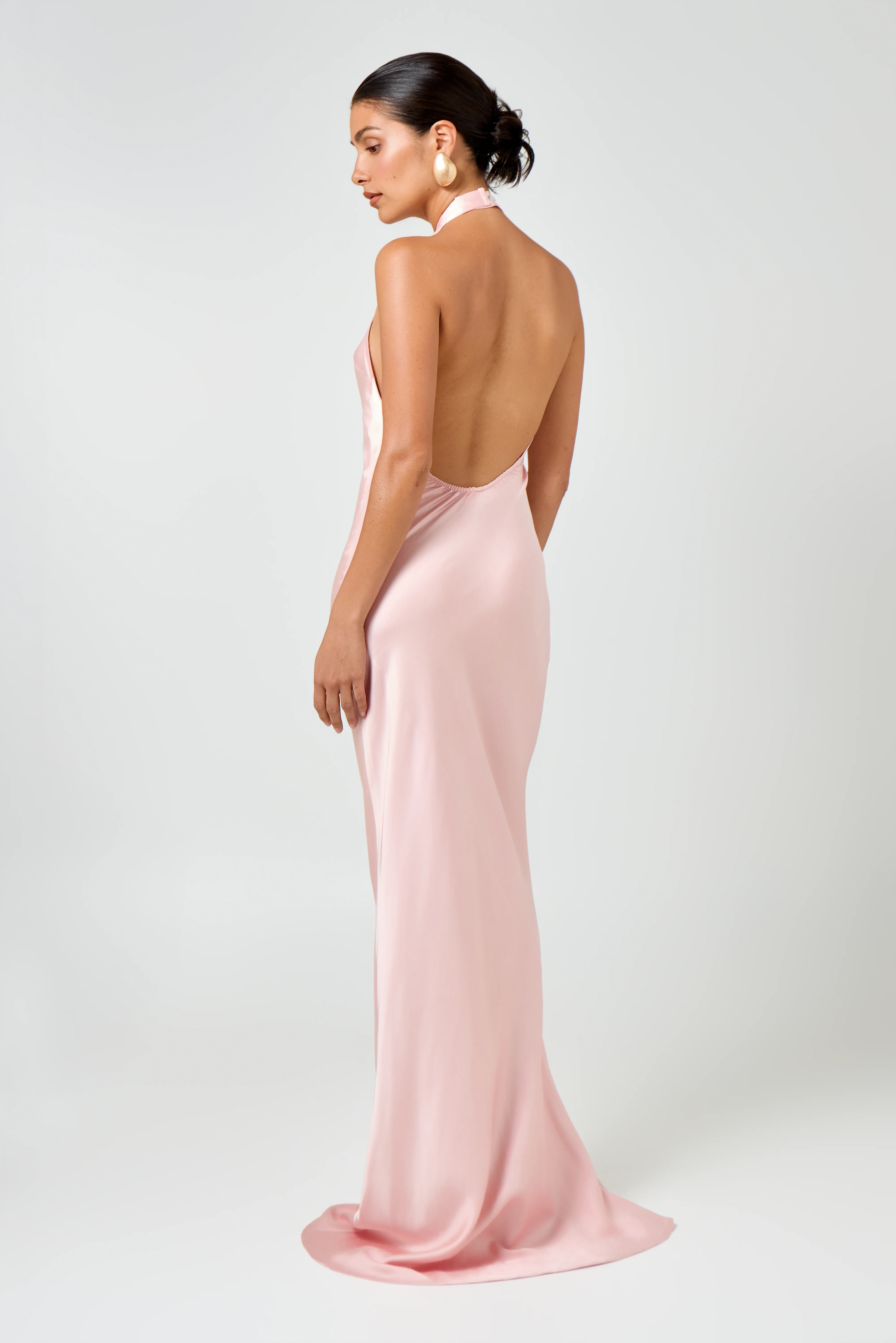 Infinity Maxi Dress - Baby Pink - Image 4