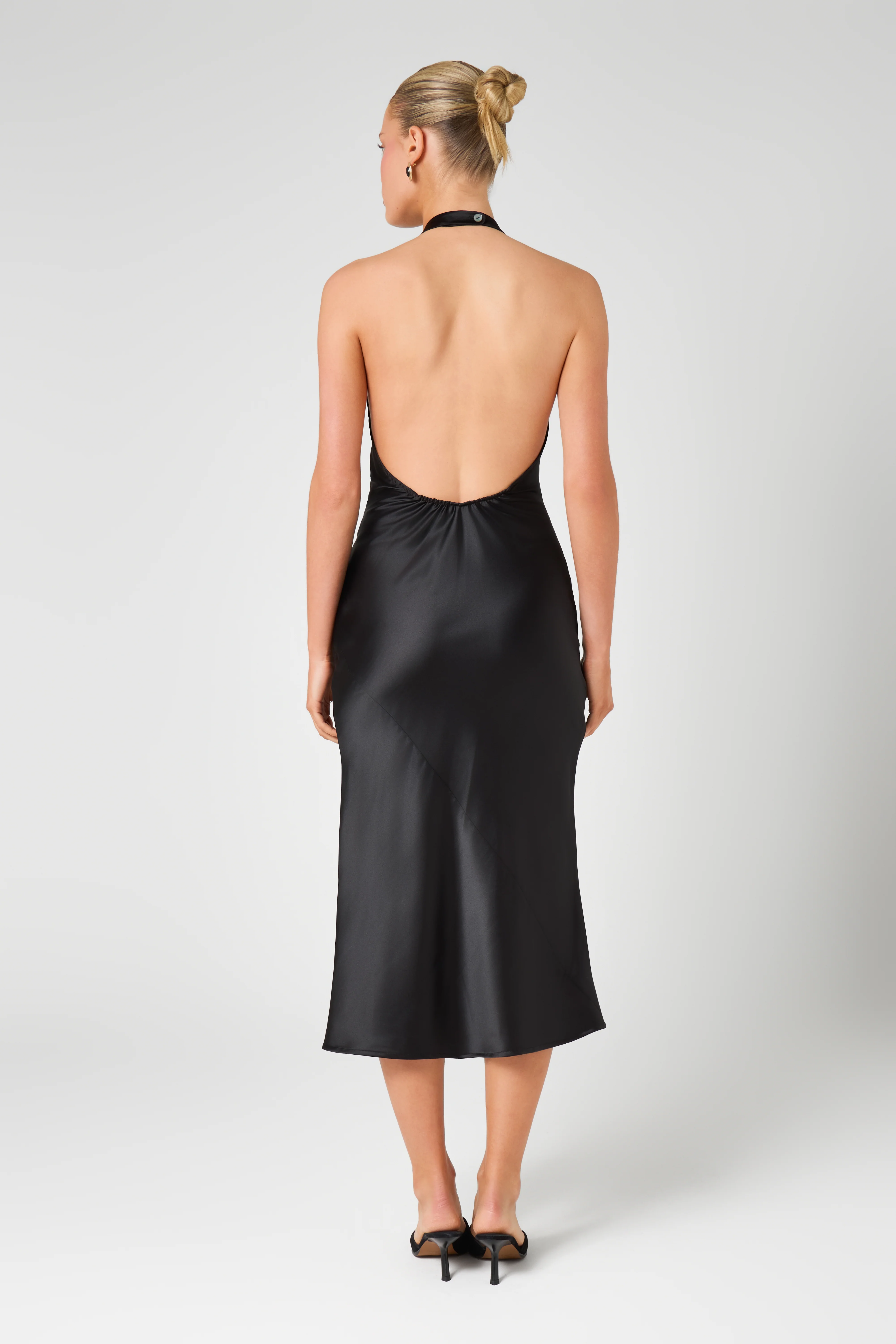 Infinity Midi Dress - Black - Image 4