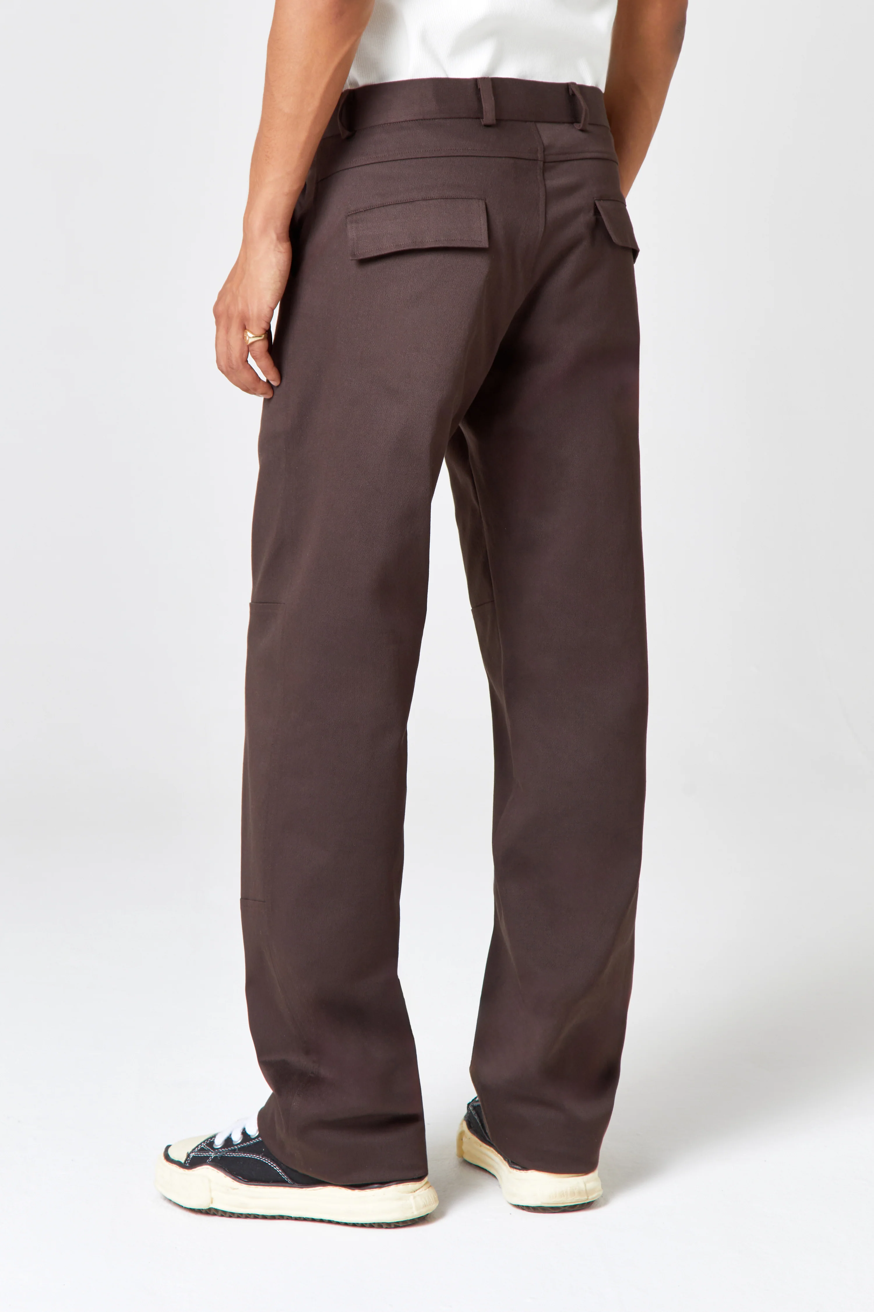 Homme Brown Utility Trouser - Image 5